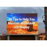Buy cheap Energy Saving P6 Outdoor Led Display IP65 Waterproof With 192x192mm Module Size from wholesalers