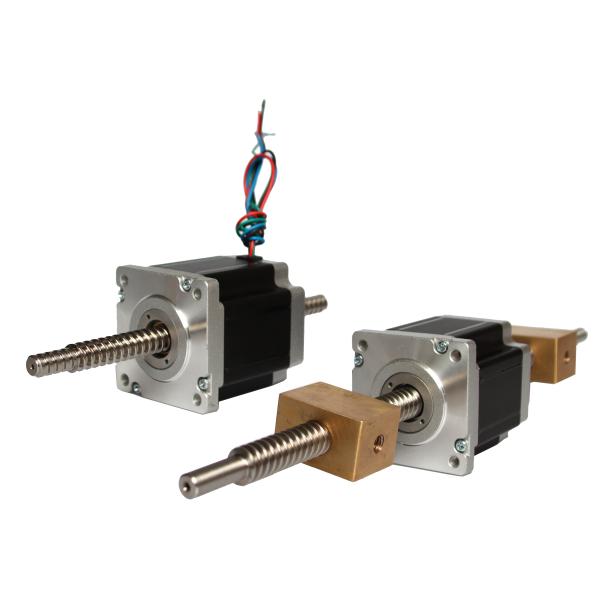 1.8 Degree 21kg.Cm 2.8A 186mm Screw Nema 24 Non Captive Stepper Motor