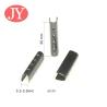 Buy cheap jiayang fashion customized logo U shape copper metal tips metal aglet draw cord end aglet for 3.0mm cord hoodies from wholesalers