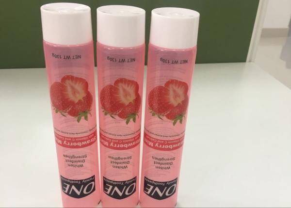 Buy cheap 130g Transparent Plastic Barrier Laminated Toothpaste Tube With Smooth Screw from wholesalers