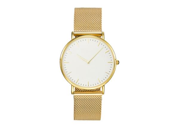 Buy cheap Custom Logo Alloy Case Watch , Quartz Movt Watch Milanese Steel Bracelet LD58 from wholesalers