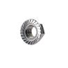 Buy cheap DIN6923 M3-M16 Anti Theft Nut Stainless Steel 316 Anti-Slip Tooth Strap Hexagonal Flange Face Lock Nut Hexagon Nuts from wholesalers
