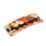 Professional Manufacturer Recyclable Plastic Food Packaging Sushi Trays for Food