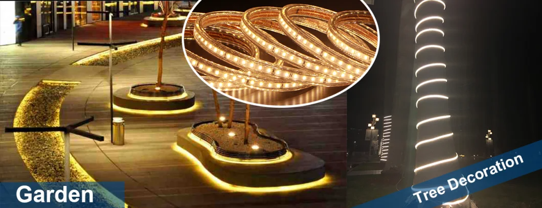 120 LEDs 10W/m High Voltage LED Strip Light AC110V 220V IP65 Waterproof SMD 2835