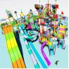 Buy cheap 114mm Pole Outdoor Water Playground Fun And Safe For Families At Water Parks from wholesalers