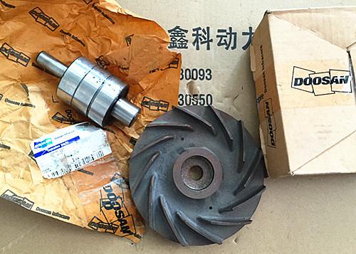 Buy cheap DOOSAN water impeller, DAEWOO bearing unit,Water pump repair kit for Daewoo and Doosan engine,P126,P158,P222,AD136,PU158 from wholesalers