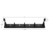 Buy cheap 19 Inch 1U Plastic Rings Network Cable Organizer for Networking System Customizable from wholesalers