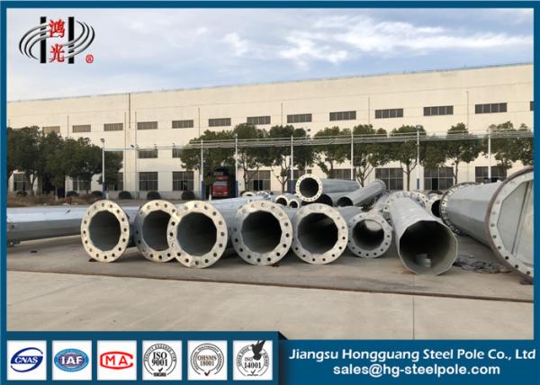 Buy cheap Lead Wires Surge Arrester Tower Steel Tubular Pole Galvanized 11kv 33kv 220kv from wholesalers