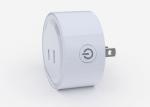 Round Wifi Smart Plug Outlet / Switch Socket Outlet Japanese Standard 2 Pin