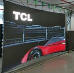 Die Casting Aluminium Curved LED Screen Indoor Outdoor P3.91mm Digital LED