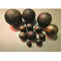 Buy cheap B2 B3 60Mn C45 Steel Grinding Balls , Forged Grinding Steel Ball 20mm - 150mm product