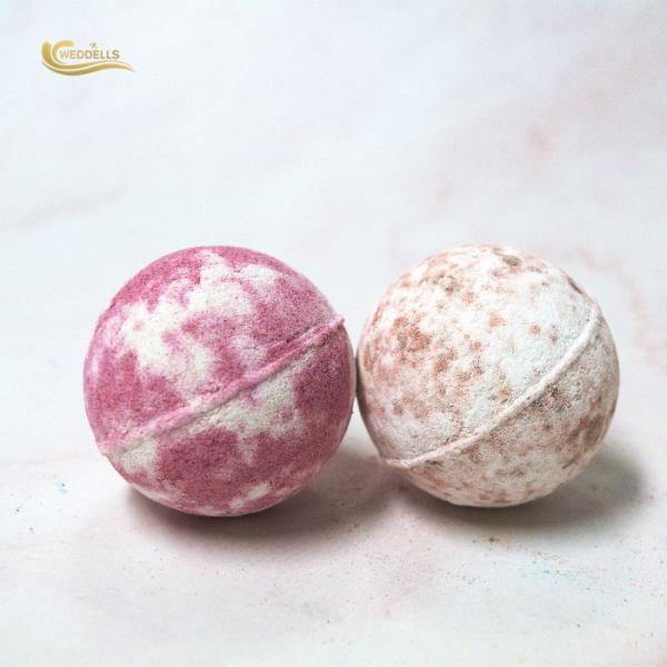 Buy cheap Colorful Fizzing Custom Bath Bombs With Toys Inside Lavender Fragrance from wholesalers