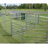 Buy cheap 5ftx12ft Galvanized Corral Fence Metal Cattle Farm Yard Fence from wholesalers