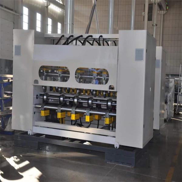 Buy cheap Thin Blade Slice Scorer Corrugated Cardboard Cutting Machine at 2830*1260*2000 mm Size from wholesalers
