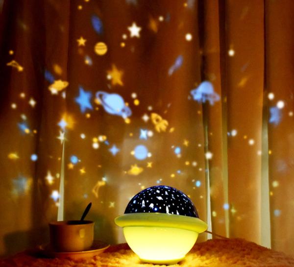 Buy cheap 5V 1000mA LED Projector Night Light 151x132mm UFO Shaped For Children from wholesalers