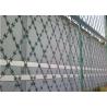 Buy cheap Welded Concertina Coil Fencing Galvanized Flat Wrap Razor Wire Fencing 100X150mm from wholesalers