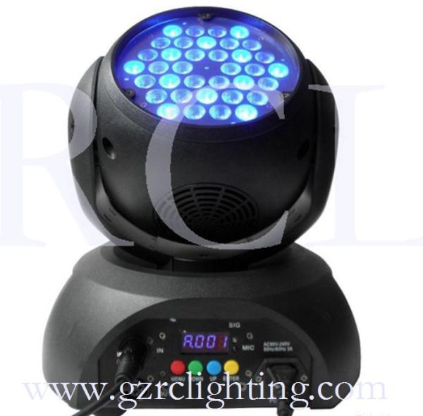 Buy cheap 36*3w rgb led wash moving head lights disco dj dmx stage lights from wholesalers