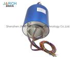2 ~ 72 Conductors blue 140mm through bore electrical slip ring / brush slip ring