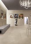Grey Ceramic Tile Bathroom Textured Microcement- Marmorino Light Grey Color 750