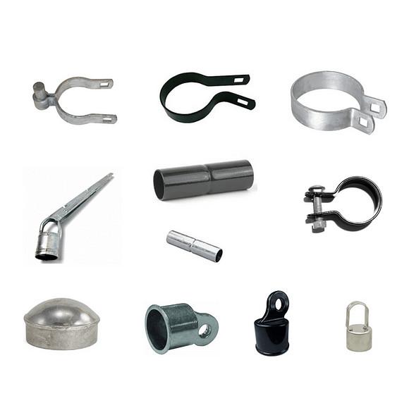 Buy cheap Silver Steel Metal Chain Link Gate Hardware Brackets Sports Field from wholesalers