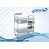 Buy cheap Protection Guardrails Stainless Steel Instrument Trolley With One Drawer One Bucket from wholesalers