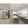 Buy cheap Blum Kitchen Cabinet With Butcher Block Top Oven Base Quartz Countertop from wholesalers