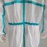Buy cheap CE Type5/6 Durable SMS Non-Woven Protective Isolation Coveralls with Stick Strip from wholesalers