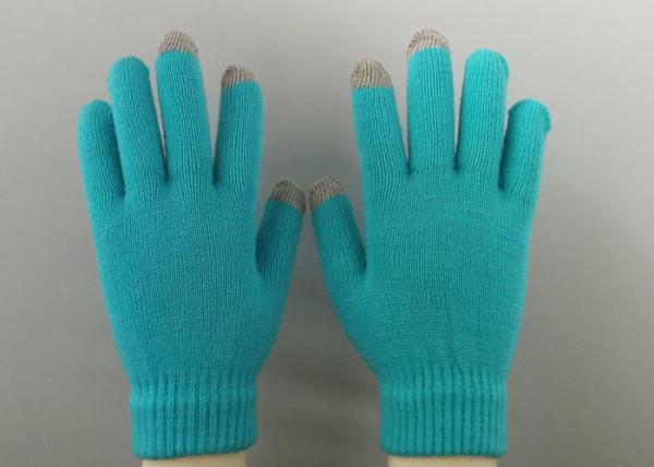 Buy cheap 10 Gauge Acrylic Touch Screen Gloves , Safety Hand Gloves 22cm - 27cm Length from wholesalers