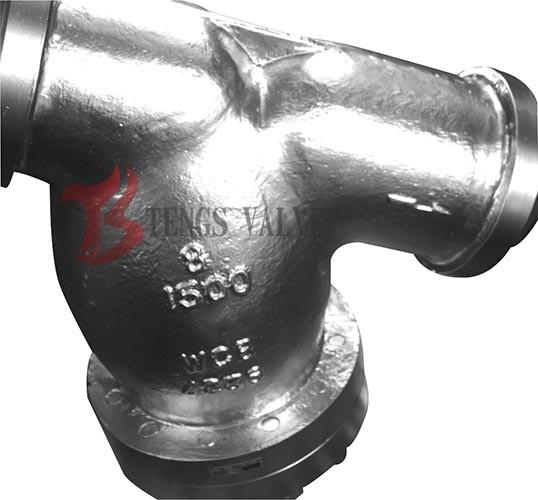 Buy cheap OEM High Pressure Y Strainer API Cast Steel 1500LB Flanged / BW With Bolted Cover from wholesalers