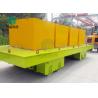 Buy cheap 120T Forklift Towing Rubber Wheel Unpowered Steerable Transfer Trolley For Workshop Handling from wholesalers