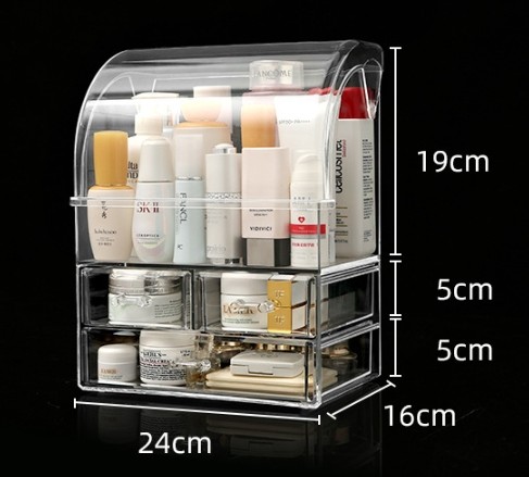 Trend Clear Transparent Makeup Acrylic Cosmetic Box Lipstick Jelwery Storage Display Box