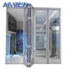 Buy cheap Waterproof Bifold Glass Windows Grey Aluminium Folding Windows from wholesalers