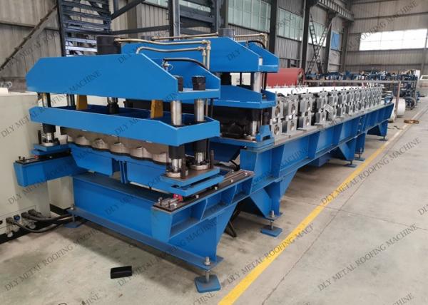 Buy cheap 5.5kw Corrugated Roofing Machine 1250mm Mobile Roof Sheeting Machine from wholesalers