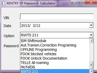 xentry spencial function key service installation