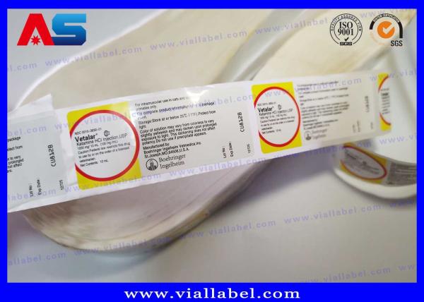 Buy cheap Laser Hologram Peptide Bottle Labels from wholesalers