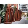 Buy cheap Garden Decoration 2.8m Tall Corten Steel Reed Sculpture from wholesalers