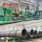 Durable Spiral Welded Pipe Mill 400KW Spiral Pipe Mill High Productivity