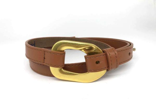 Buy cheap 2.3cm Cowhide Women'S Fashion Leather Belts With O Ring Shape Alloy Buckle from wholesalers