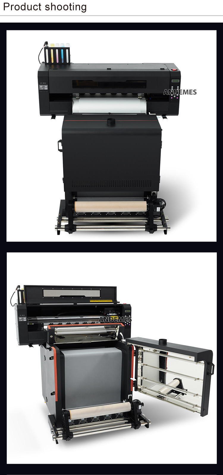 Design 60cm A1 A2 A3 DTF Printer with XP600 Dual I3200 Heads and All-in-One Function