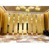 Buy cheap 45dB Soundproof Level Gala Banquet Hall Partition Wall Customization from wholesalers
