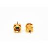 Buy cheap SMPM RF Coaxial Connector Male Solder Right Angle 50Ω Impedance with Glass from wholesalers