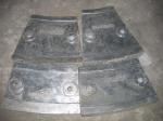 Metal Mould Casting Wear Performance No Breakage , Cr12 Mill Liners