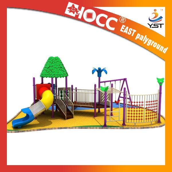 Buy cheap 2 Swings Plastic Climbing Frame , 718 KG Toddler Climbing Frame And Slide from wholesalers