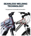 Weldless Frame Electric Fat Tire Bike Full Suspension 750W 26 Inch Fat Tire