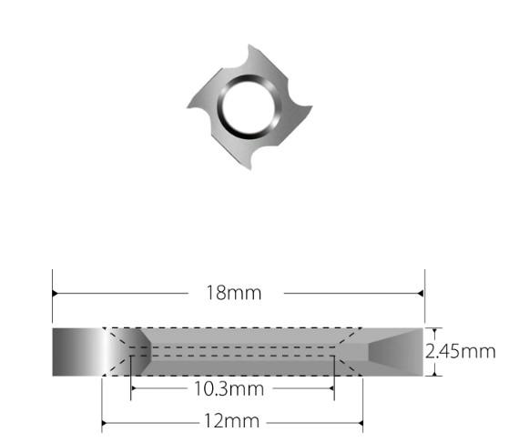 Buy cheap Long Lasting Simple Carbide Woodturning Cutter For Wood Crafting from wholesalers