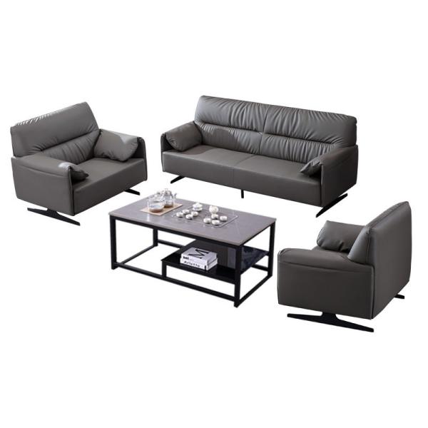 Buy cheap Executive Office Furniture Manufacturers Customization Three Seat Leather Sofa Sets from wholesalers