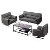 Buy cheap Executive Office Furniture Manufacturers Customization Three Seat Leather Sofa Sets from wholesalers