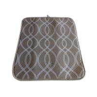 Buy cheap Diamond Weave Dish Drying Mat Dishing Drying Pad of Modern Style , Grey product