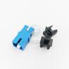 Buy cheap SM Simplex SC UPC Fiber Optic Adapter With Metal Shrapnel from wholesalers