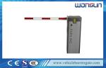 Smart Parking Barrier Gate System Inverter AC Motor Aluminium Alloy Arm Material